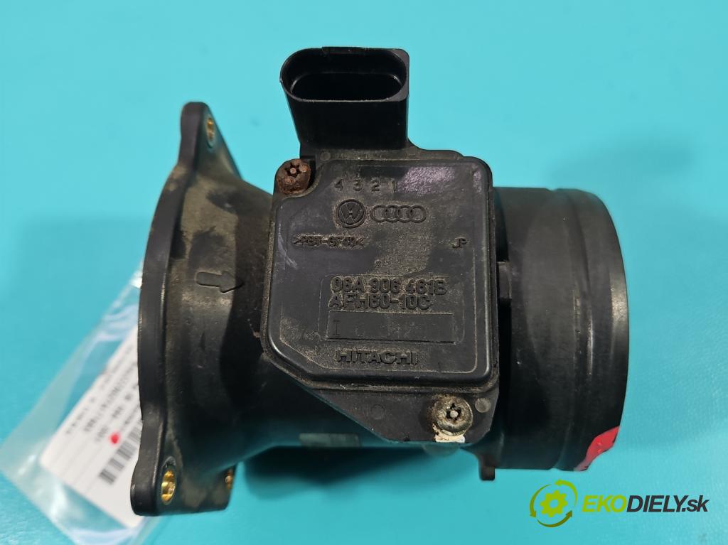 Audi A4 B5 1994-2001 1.6 8V 101 HP manual 74 kW 1595 cm3 5- průtokoměr: 06A906461B (Váhy vzduchu)