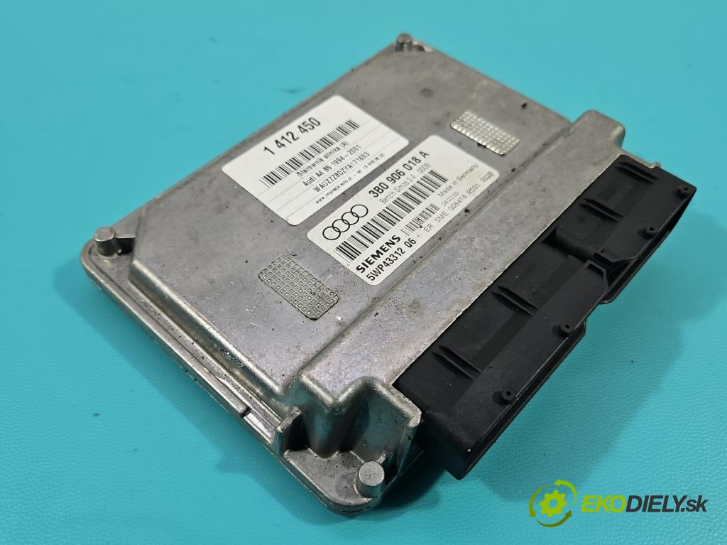 Audi A4 B5 1994-2001 1.6 8V 101 HP manual 74 kW 1595 cm3 5- riadiaca jednotka motora 3B0906018A