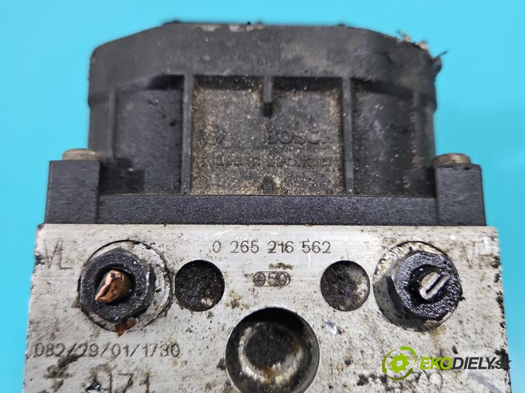 Audi A4 B5 1994-2001 1.6 8V 101 HP manual 74 kW 1595 cm3 5- čerpadlo abs 0265216562 (Pumpy ABS)