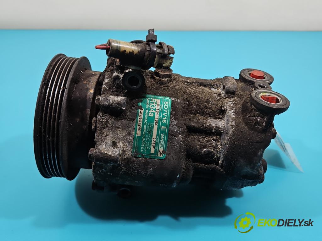 Rover 45 1.6 16V 109 HP manual 80 kW 1588 cm3 5- Kompresor: klimatizácie 5313411960 (Kompresory klimatizácie)