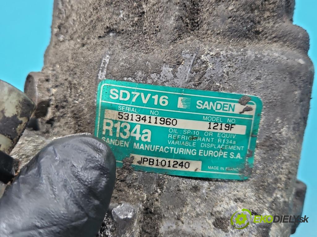 Rover 45 1.6 16V 109 HP manual 80 kW 1588 cm3 5- Kompresor: klimatizácie 5313411960 (Kompresory klimatizácie)