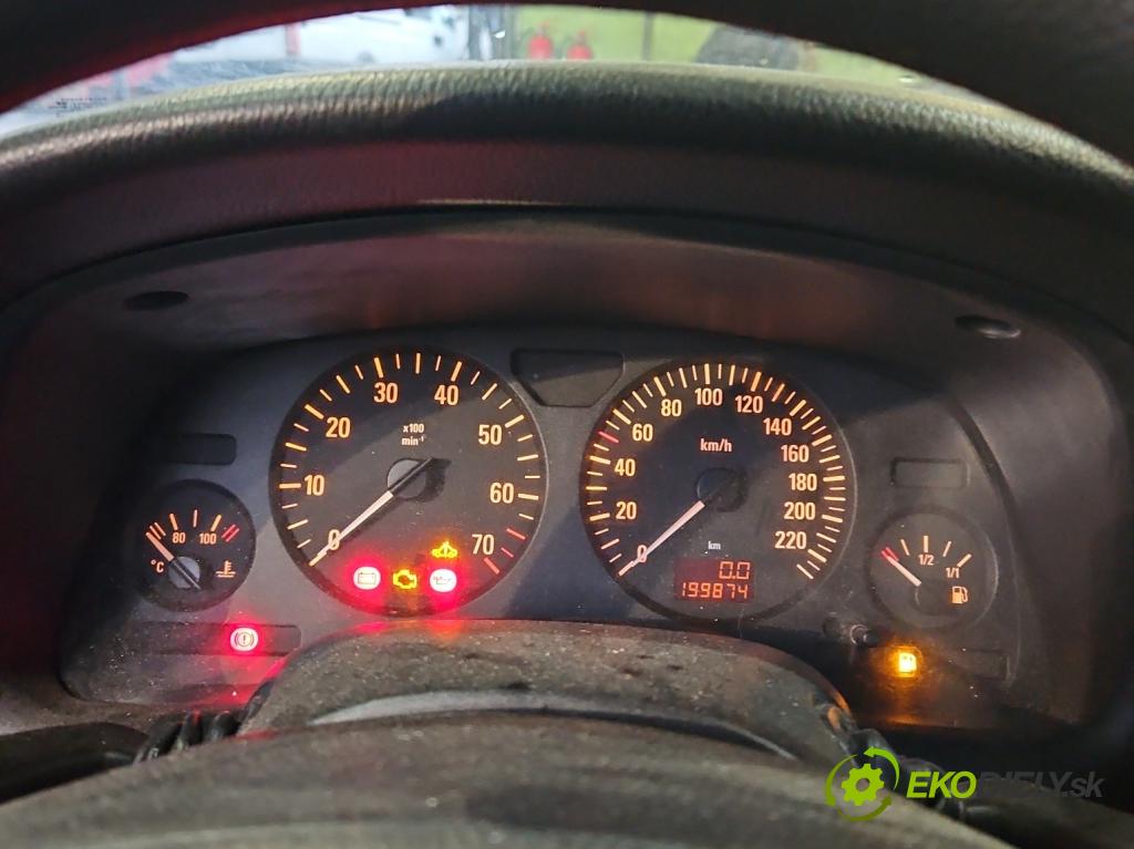 Opel Astra II 1998-2009 1.6 MNOHO: 84KM manual 62 kW 1598 cm3 4- prístrojovka/ budíky 24451504ZL (Prístrojové dosky, displeje)