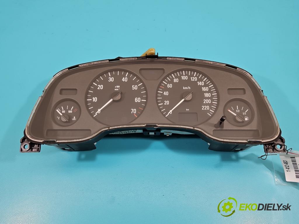 Opel Astra II 1998-2009 1.6 MNOHO: 84KM manual 62 kW 1598 cm3 4- prístrojovka/ budíky 24451504ZL (Prístrojové dosky, displeje)