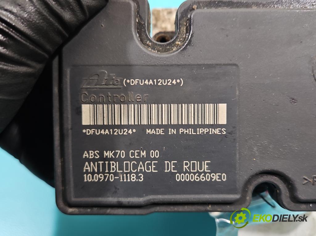 Citroen C2 1.4 HDI 68 HP manual 50 kW 1398 cm3 3- čerpadlo abs 9652182680 (Pumpy ABS)