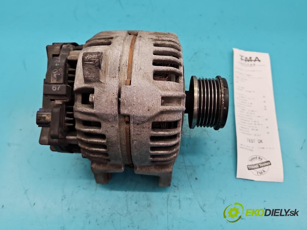 Renault Twingo II 2007-2014 1.5 dci 86 HP manual 63 kW 1461 cm3 3- Alternator 0124425093 (Alternátory)