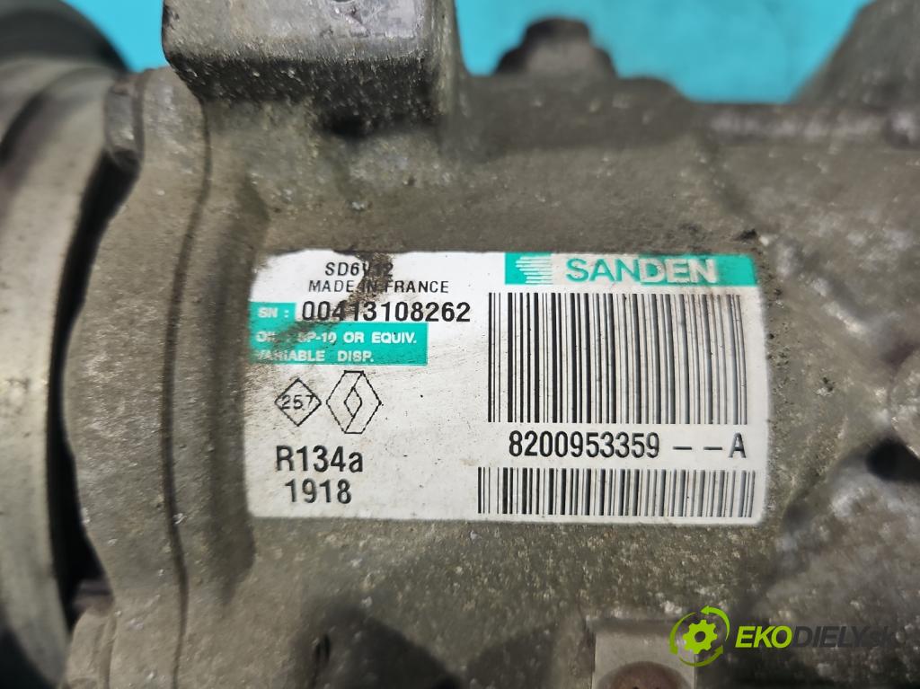Renault Twingo II 2007-2014 1.5 dci 86 HP manual 63 kW 1461 cm3 3- Kompresor: klimatizácie 8200953359-A (Kompresory klimatizácie)