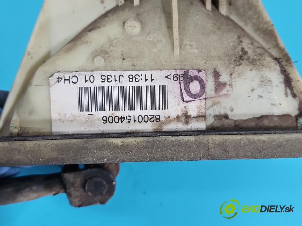 Renault Kangoo I 1998-2008 1,2.0 MNOHO: 58 HP manual 43 kW 1149 cm3 5- Páka: Změny: stupeň,rýchlosť 8200154006 (Rýchlostná páka (kulisa))