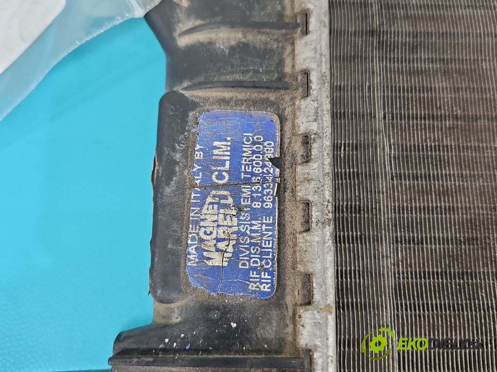 Peugeot 206 1.1b 60 hp manual 44 kW 1124 cm3 5- Chladič vody  (Chladiče vody)