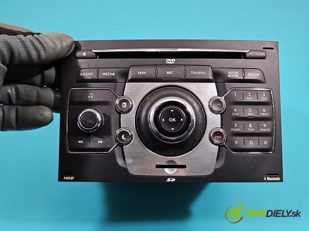 Citroen C5 II 2008-2017 2.0 hdi 140 HP manual 103 kW 1997 cm3 4- Radio originál 96752782ZD