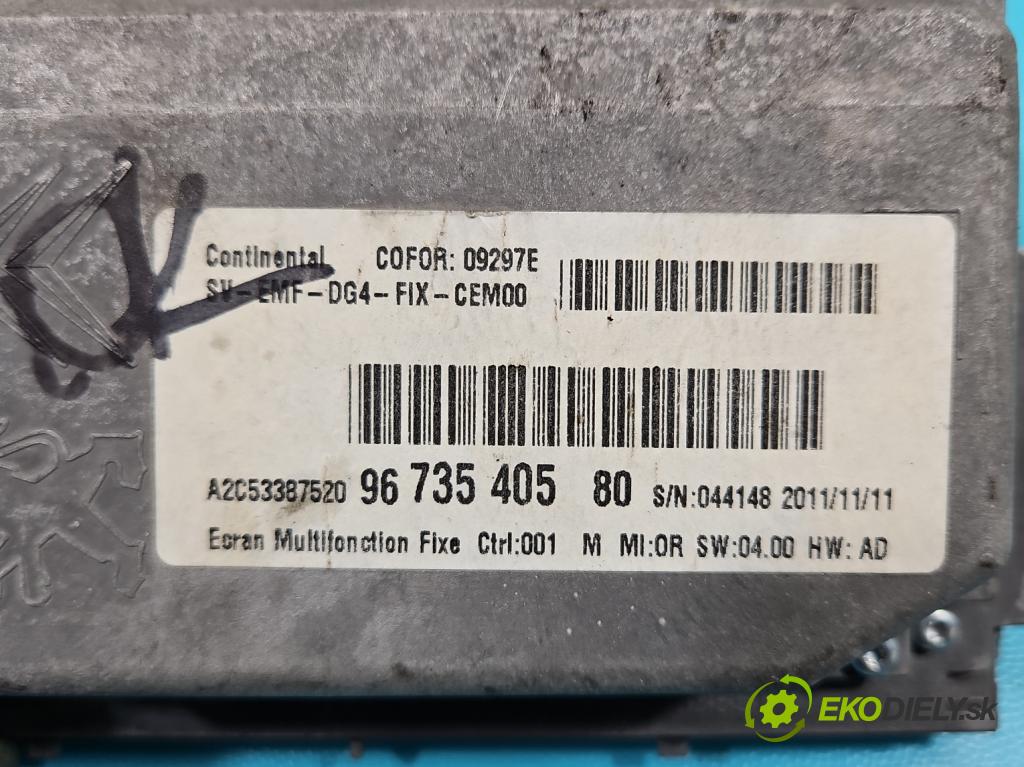 Citroen C5 II 2008-2017 2.0 hdi 140 HP manual 103 kW 1997 cm3 4- Zobrazit: 9673540580 (Prístrojové dosky, displeje)