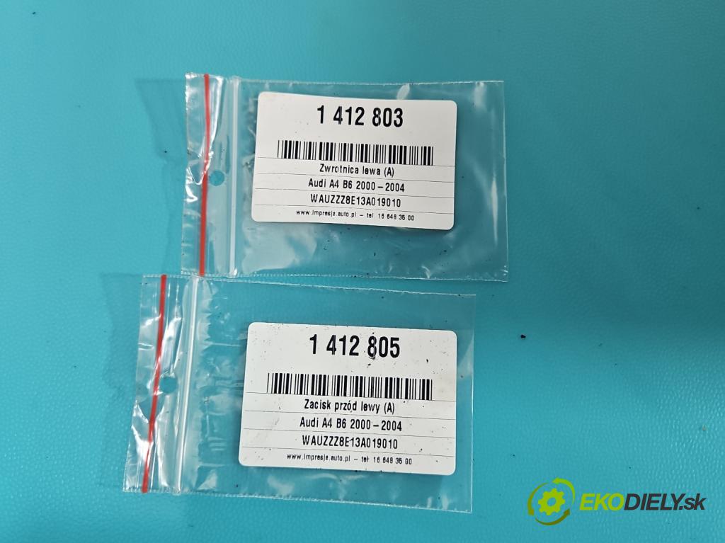 Audi A4 B6 2000-2004 1.9 tdi 131 HP manual 96 kW 1896 cm3 5- náboj ľavé  (Náboje)