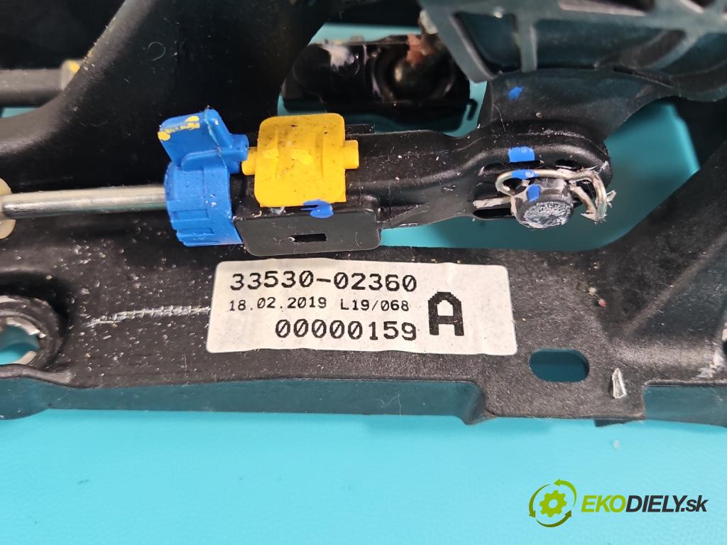 Toyota Corolla E21 2019- 1.6 16V 132  HP manual 97 kW 1598 cm3 4- Páka: Změny: stupeň,rýchlosť 33530-02360 (Rýchlostná páka (kulisa))