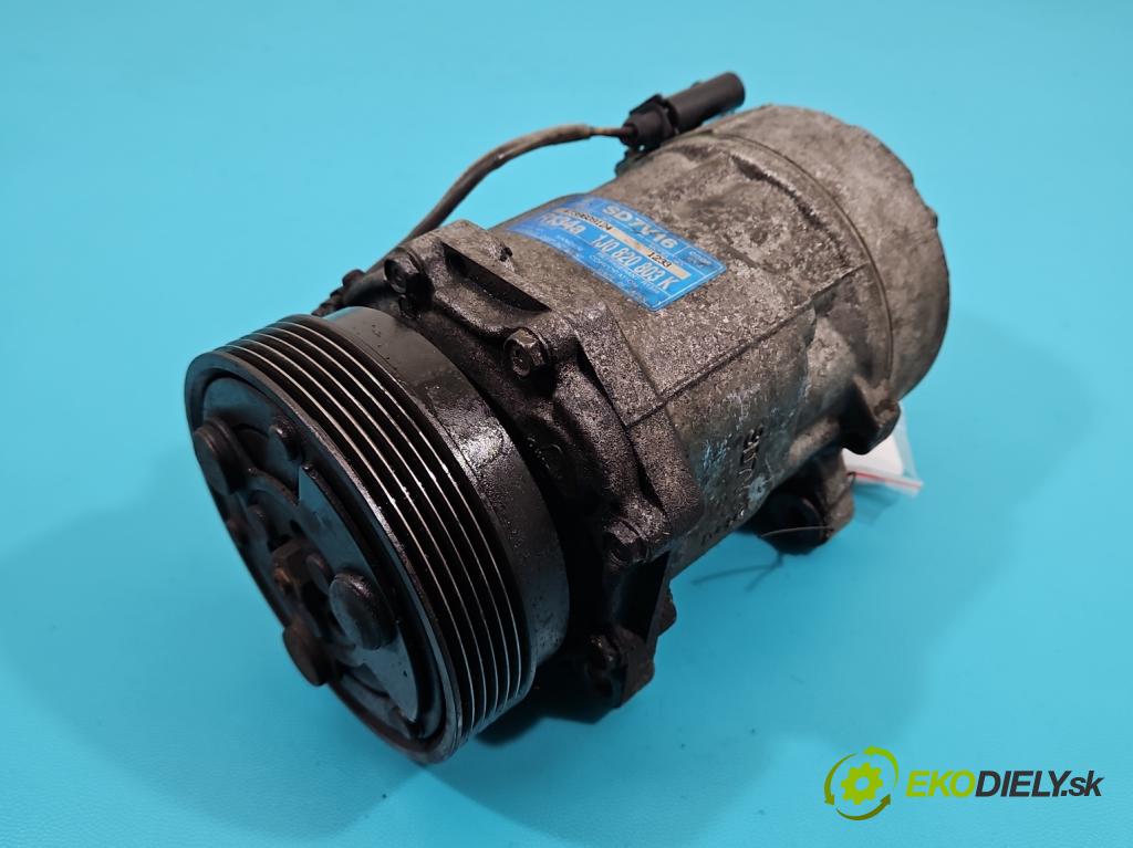 Vw Golf IV 1997-2003 1.9 TDI 131 HP manual 96 kW 1896 cm3 5- Kompresor: klimatizácie 1J0820803K (Kompresory klimatizácie)