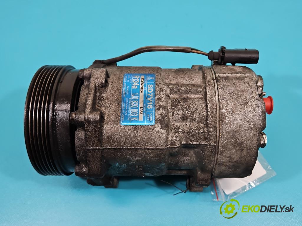 Vw Golf IV 1997-2003 1.9 TDI 131 HP manual 96 kW 1896 cm3 5- Kompresor: klimatizácie 1J0820803K (Kompresory klimatizácie)