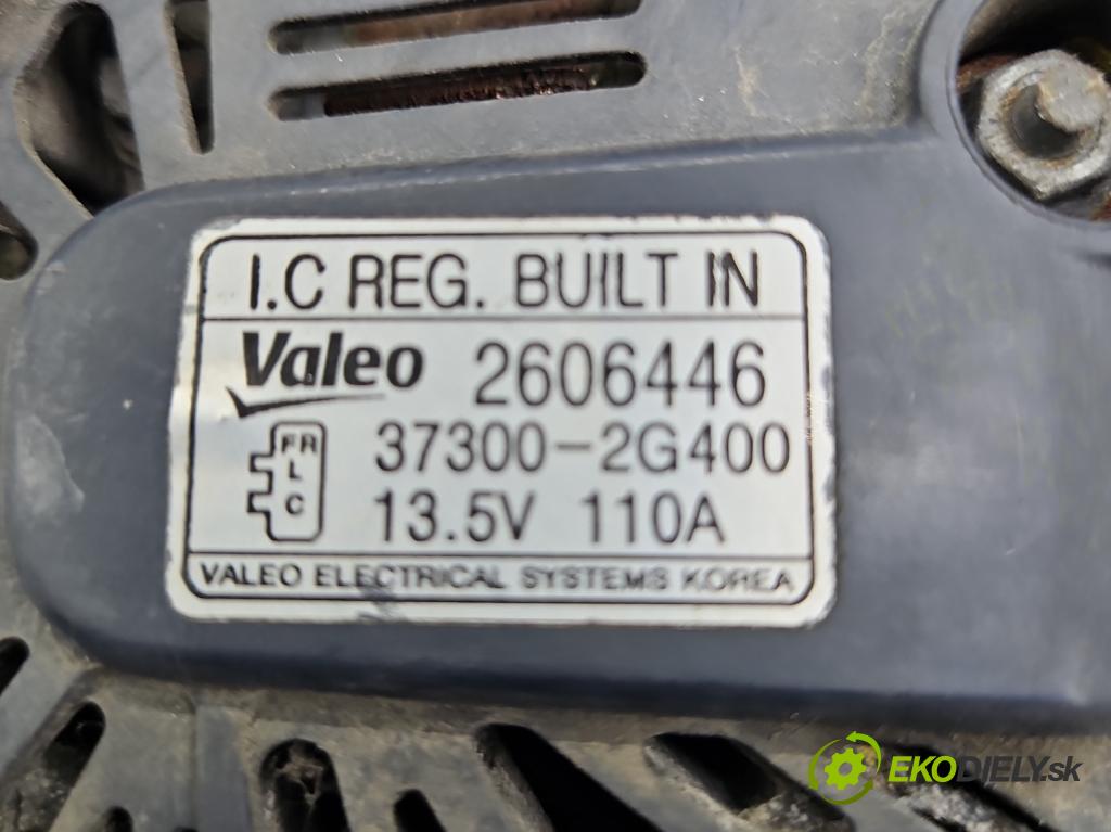 Hyundai Ix35 2.0 16V 163 HP manual 120 kW 1980 cm3 5- Alternator 37300-2G400 (Alternátory)