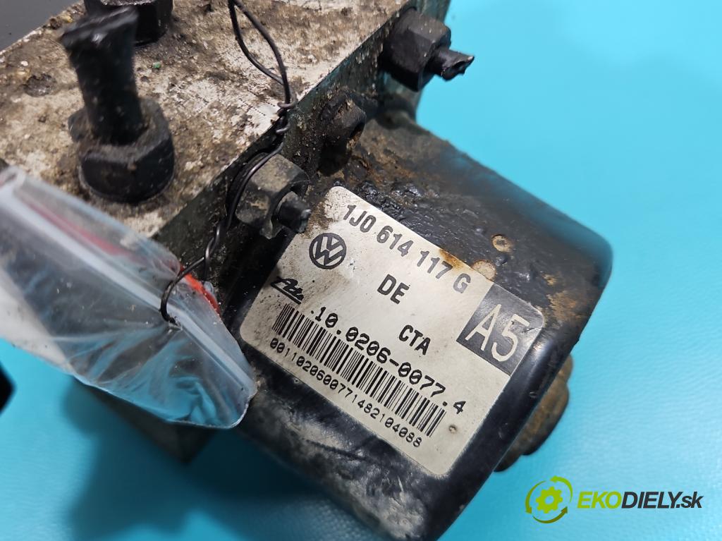 Vw Bora 1.9 TDI 101 HP manual 74 kW 1896 cm3 5- čerpadlo abs 1J0614117G (Pumpy ABS)