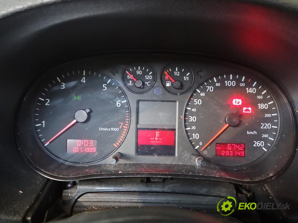 Audi A3 8L 1996-2003 1.6 8v 101 HP manual 74 kW 1595 cm3 3- prístrojovka/ budíky 8L0920900C (Prístrojové dosky, displeje)