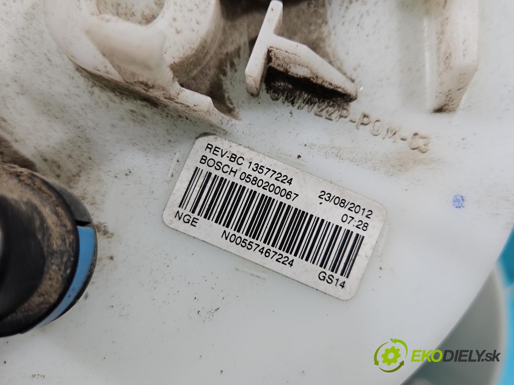 Opel Insignia A 2008-2017 1.6 T 179KM manual 132 kW 1598 cm3 4- čerpadlo paliva 13577224