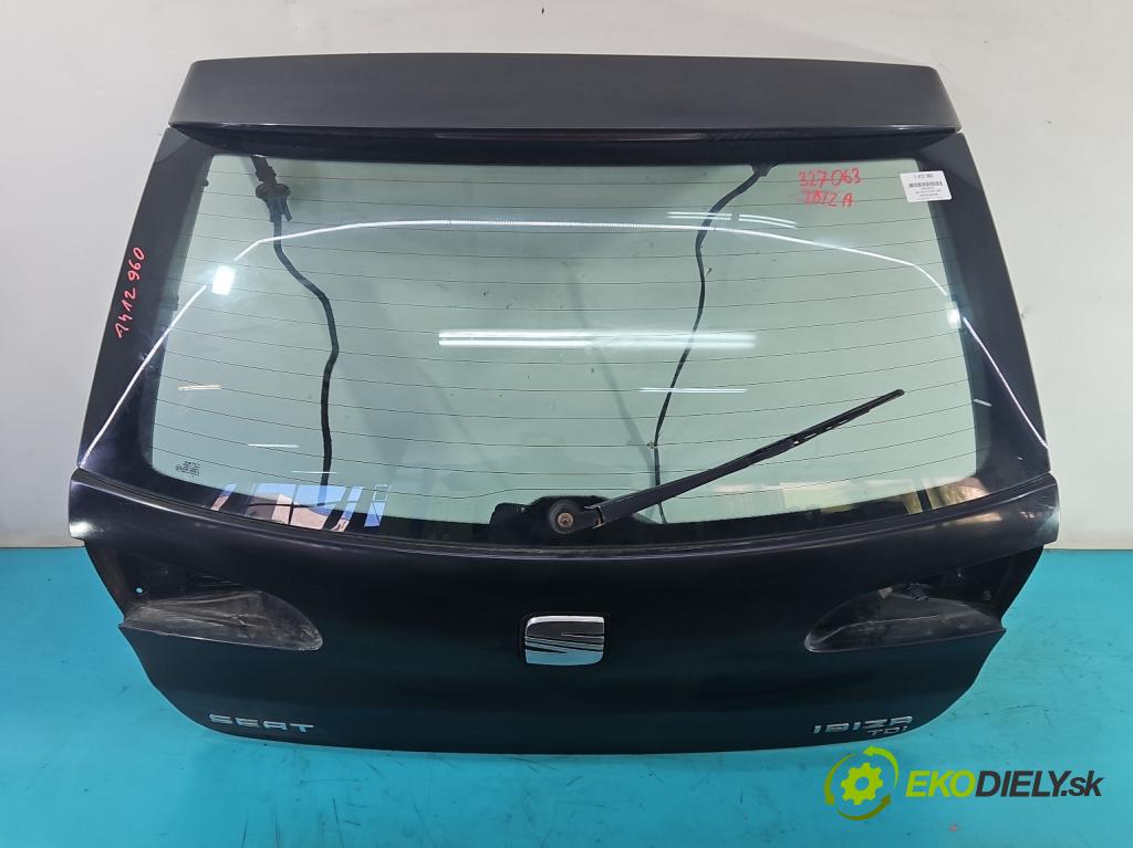 Seat Ibiza III 6L 2002-2008 1.4 tdi 75 hp manual 55 kW 1422 cm3 5- zadní kufrové dveře  (Zadní kapoty)