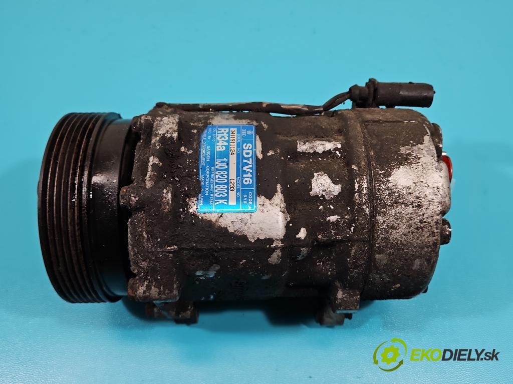 Vw Bora 1.9 TDI 101 HP manual 74 kW 1896 cm3 5- Kompresor: klimatizácie 1J0820803K (Kompresory klimatizácie)