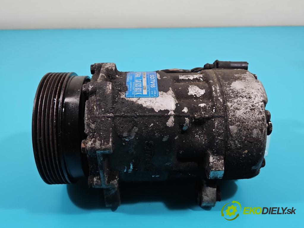 Vw Bora 1.9 TDI 101 HP manual 74 kW 1896 cm3 5- Kompresor: klimatizácie 1J0820803K (Kompresory klimatizácie)