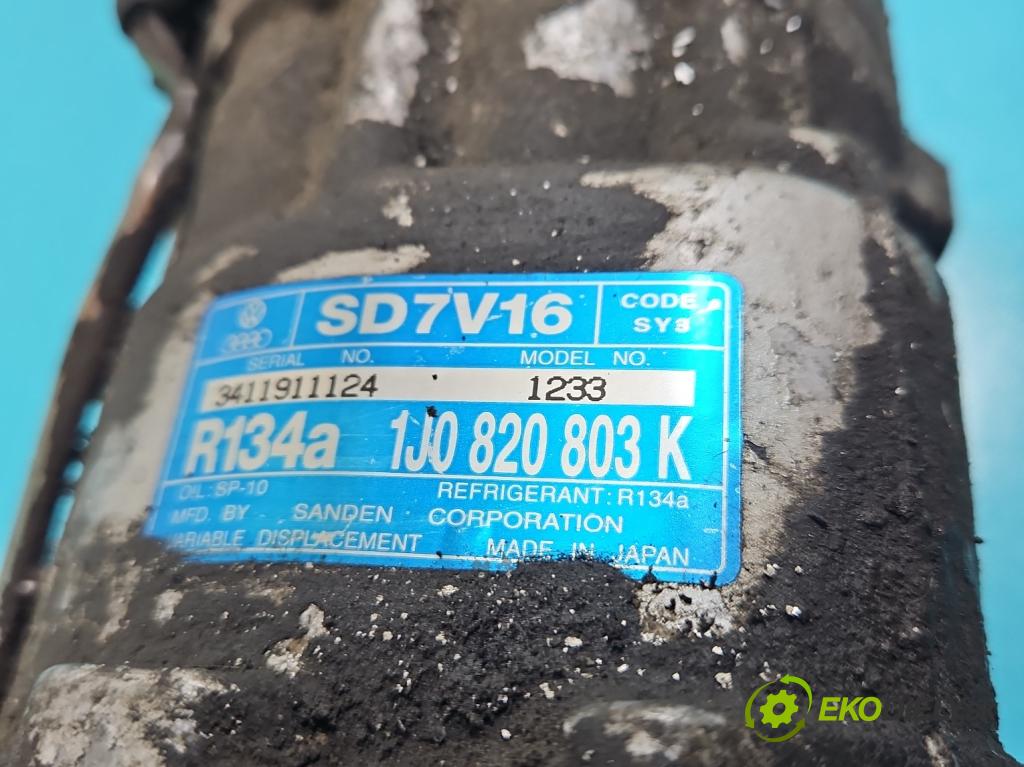 Vw Bora 1.9 TDI 101 HP manual 74 kW 1896 cm3 5- Kompresor: klimatizácie 1J0820803K (Kompresory klimatizácie)