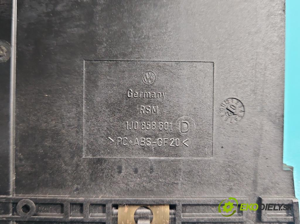 Vw Bora 1.9 TDI 101 HP manual 74 kW 1896 cm3 5- Rukojeť: na nápoje: 1J0858601D (Úchyt, držiak na nápoje)