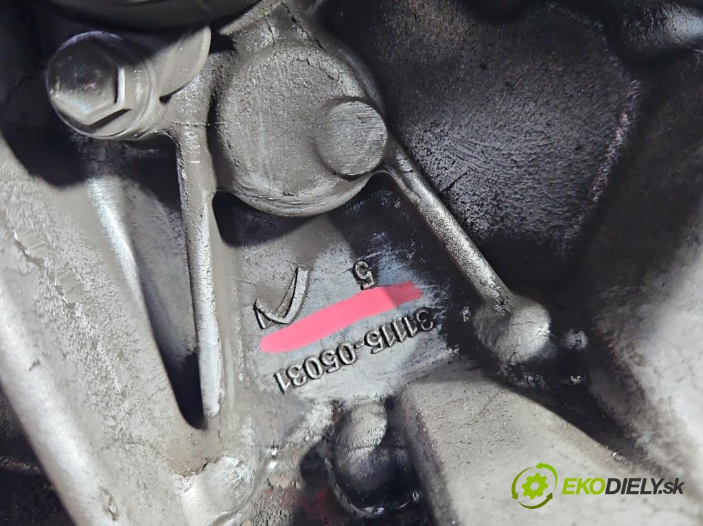 Toyota Corolla E21 2019- 1.6 16V 132 HP manual 97 kW 1598 cm3 4- prevodovka stupeň,rýchlosť manual 31115-05031