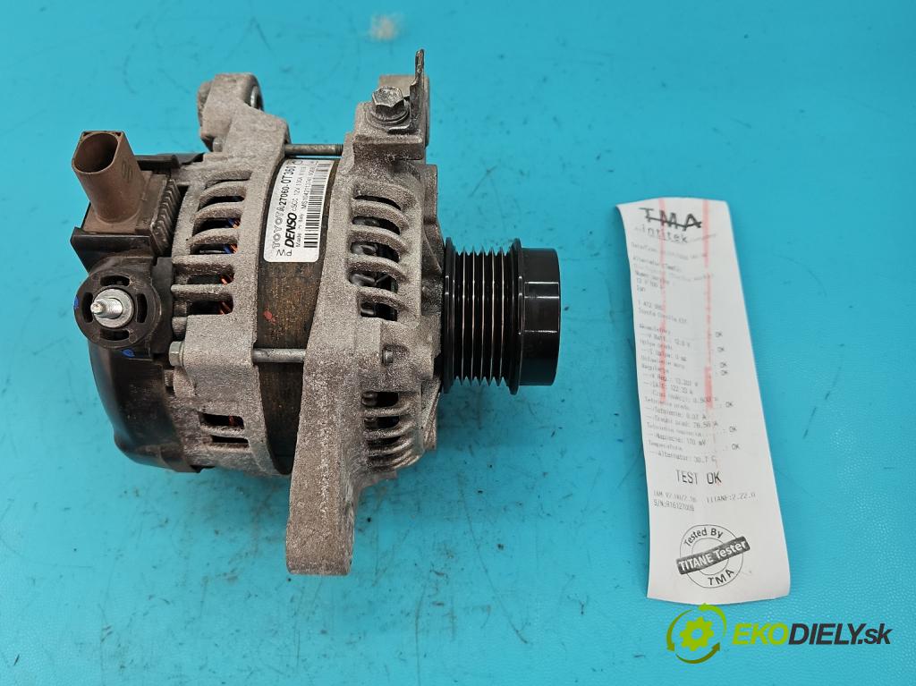 Toyota Corolla E21 2019- 1.6 16V 132  HP manual 97 kW 1598 cm3 4- Alternator 27060-0T360 (Alternátory)
