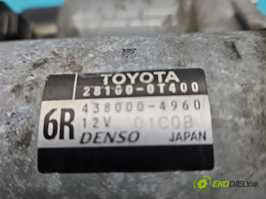 Toyota Corolla E21 2019- 1.6 16V 132  HP manual 97 kW 1598 cm3 4- štartér 28100-0T400 (Štartéry)