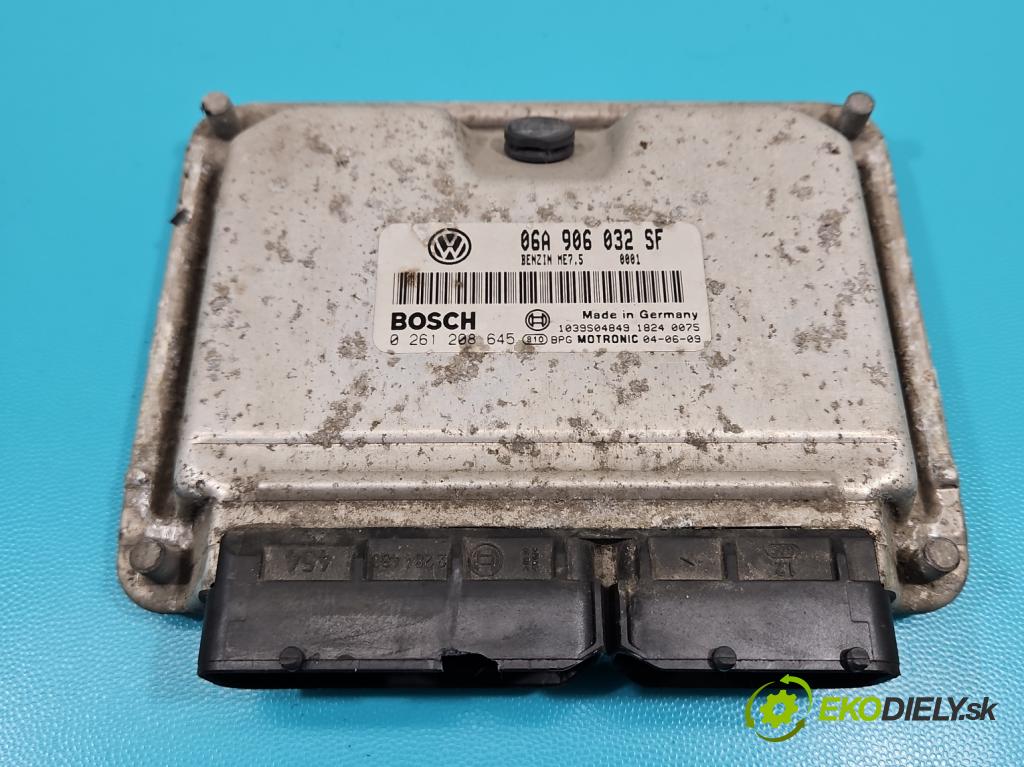 Seat Leon I 1999-2005 1.8 20v 125 HP manual 92 kW 1781 cm3 5- riadiaca jednotka motora 06A906032SF