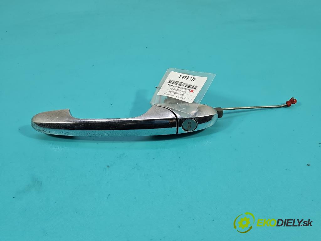 Fiat 500 2007-2020 1.2 8V 69KM manual 51 kW 1242 cm3 3- rukoväť predné ľavé mimo:  (Vonkajšie predné ľavé)