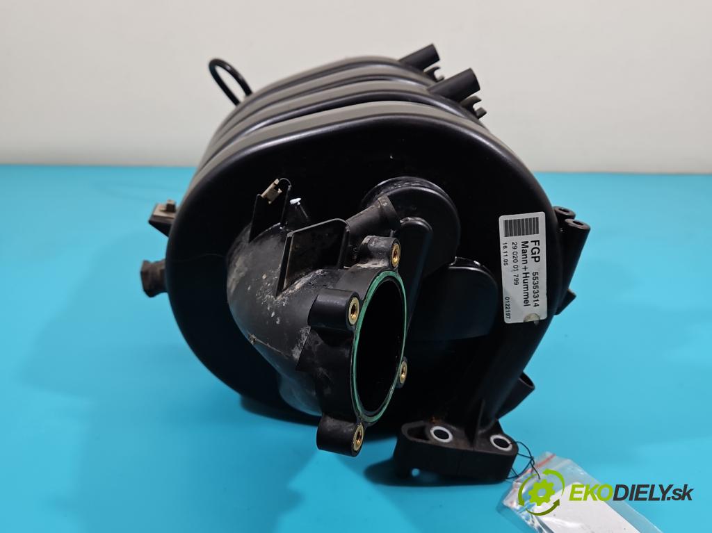 Opel Zafira B 2005-2014 1.8 16V 140 HP manual 103 kW 1796 cm3 5- zvod nasávací 55353314 (Sacie potrubia)