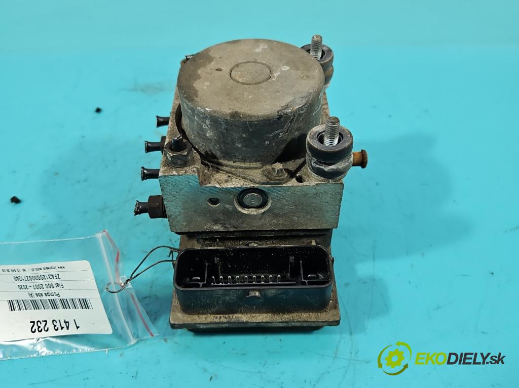 Fiat 500 2007-2020 1.2 8V 69KM manual 51 kW 1242 cm3 3- čerpadlo abs 0265800800 (Pumpy ABS)