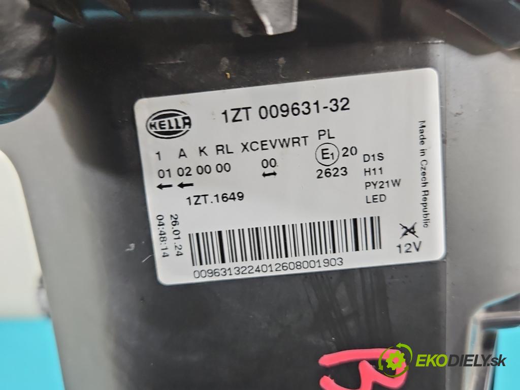 Opel Insignia A 2008-2017 1.6 T 179KM manual 132 kW 1598 cm3 4- Reflektor: pravý 1ZT009631 (Pravé)