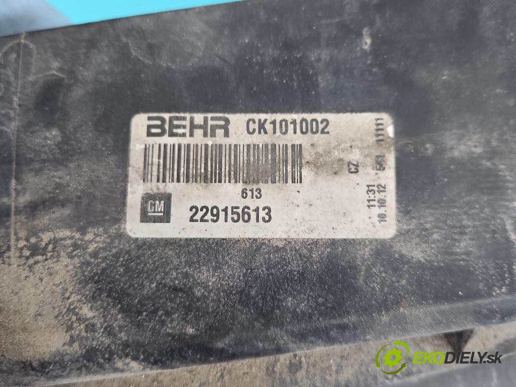 Opel Insignia A 2008-2017 1.6 T 179KM manual 132 kW 1598 cm3 4- Ventilátor chladiča 22915613