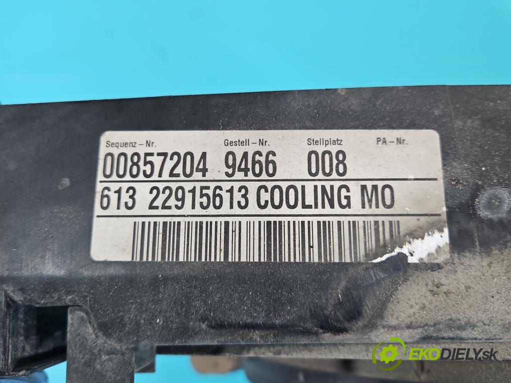 Opel Insignia A 2008-2017 1.6 T 179KM manual 132 kW 1598 cm3 4- Ventilátor chladiča 22915613