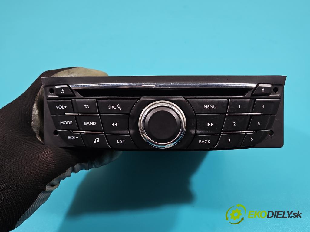 Peugeot 301 1.6 HDI 92 HP manual 68 kW 1560 cm3 4- Radio originál 98041965