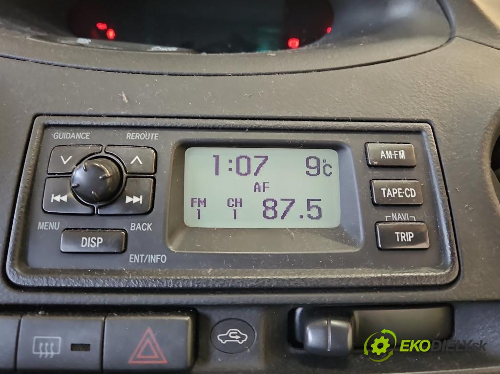 Toyota Yaris I 1999-2005 1.0 VVTI 65 HP manual 48 kW 998 cm3 3- Zobrazit: 86110-0D040 (Prístrojové dosky, displeje)