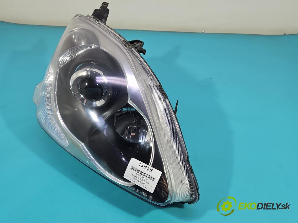 Honda Civic VII 2000-2006 1.7 CITD 101 HP manual 74 kW 1686 cm3 3- Reflektor: pravý  (Pravé)