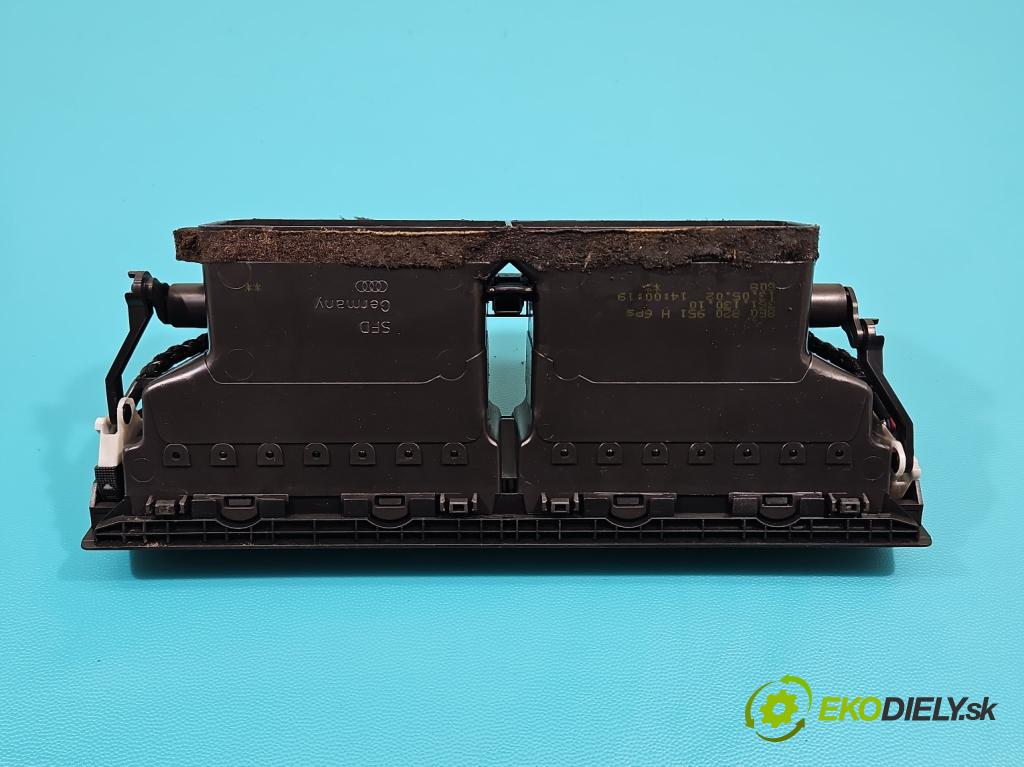 Audi A4 B6 2000-2004 1.9 tdi 131 HP manual 96 kW 1896 cm3 5- Mřížka: kúrenia stredová 8E0820951H (Mriežky kúrenia (fukáre))