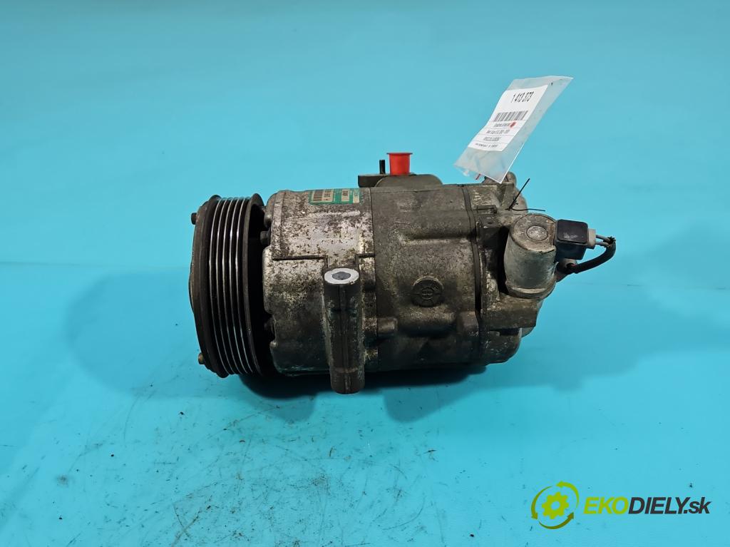 Seat Ibiza III 6L 2002-2008 1.4 tdi 75 HP manual 55 kW 1422 cm3 5- Kompresor: klimatizácie 6Q0820803H (Kompresory klimatizácie)