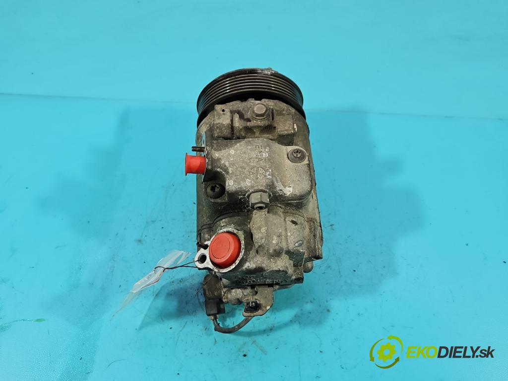 Seat Ibiza III 6L 2002-2008 1.4 tdi 75 HP manual 55 kW 1422 cm3 5- Kompresor: klimatizácie 6Q0820803H (Kompresory klimatizácie)