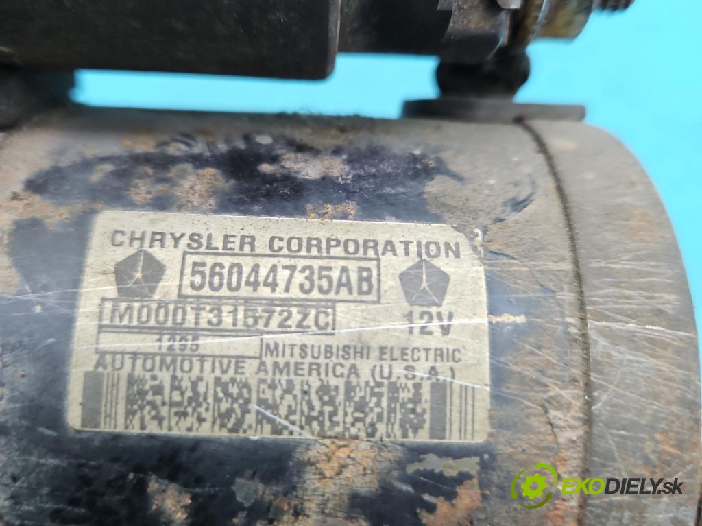 Jeep Cherokee KJ 2001-2008 3.7 V6 204 HP automatic 150 kW 3700 cm3 5- štartér 56044735AB (Štartéry)
