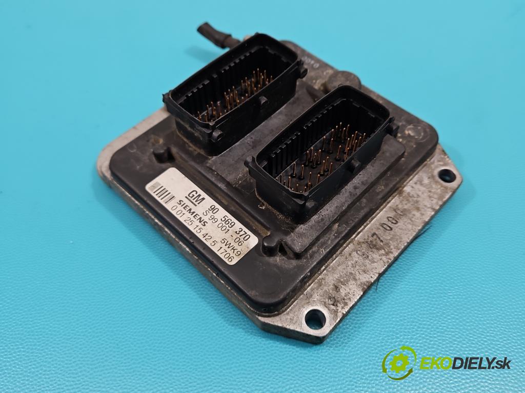 Opel Vectra B 1995-2002 1.8 16V 116 HP manual 85 kW 1796 cm3 5- riadiaca jednotka motora 90569370