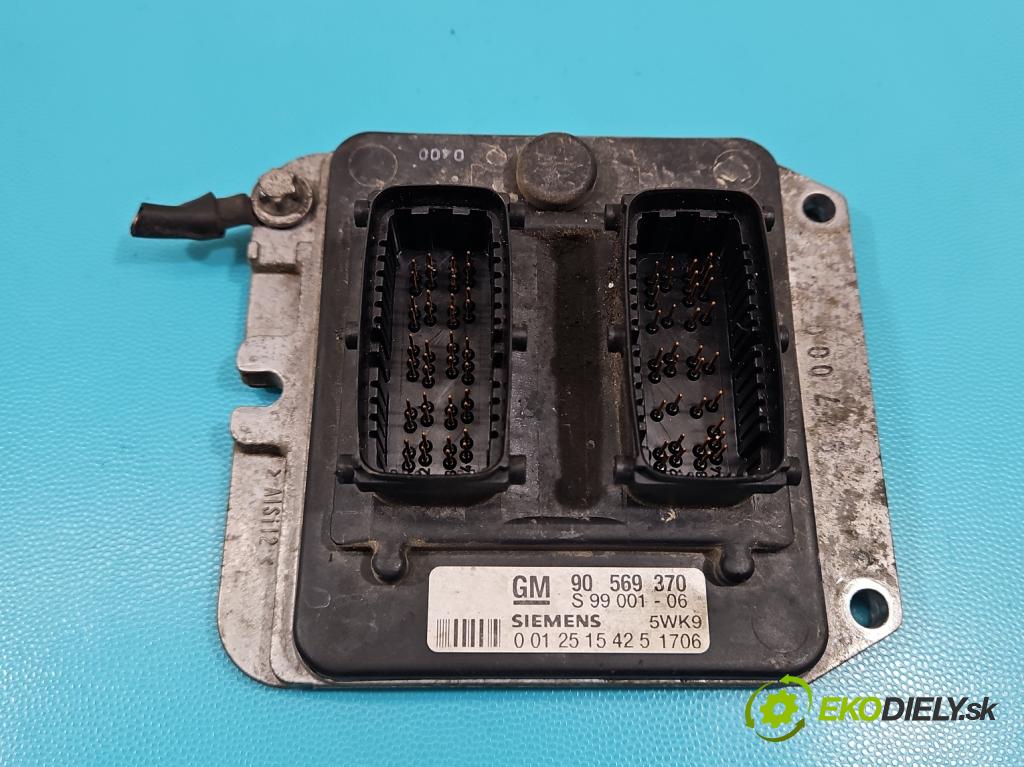 Opel Vectra B 1995-2002 1.8 16V 116 HP manual 85 kW 1796 cm3 5- riadiaca jednotka motora 90569370