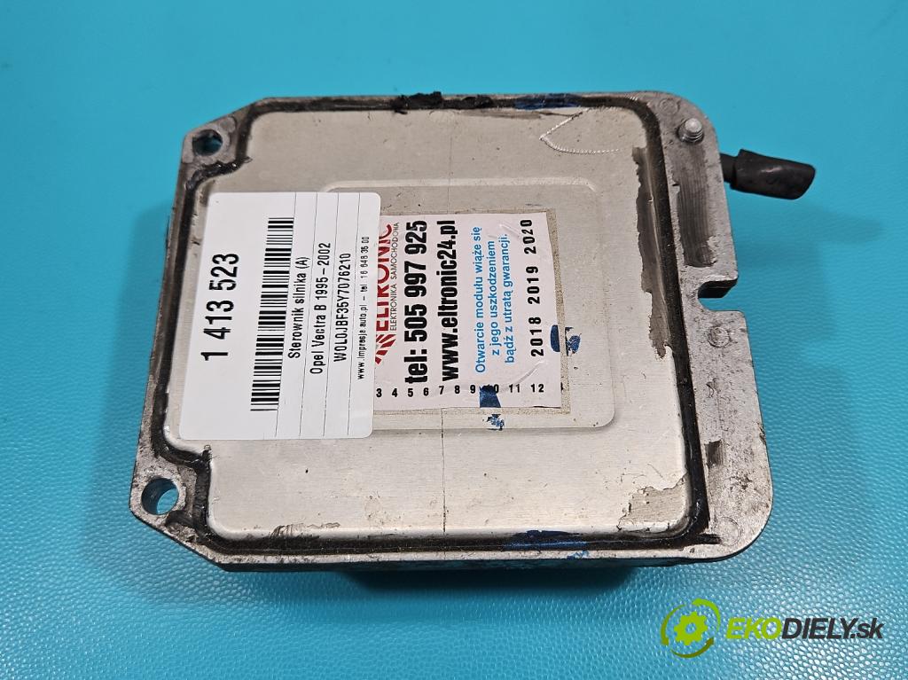 Opel Vectra B 1995-2002 1.8 16V 116 HP manual 85 kW 1796 cm3 5- riadiaca jednotka motora 90569370