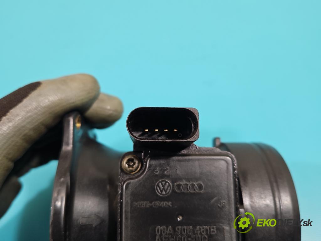 Vw Golf IV 1997-2003 1.6 SR 101 HP automatic 74 kW 1595 cm3 5- průtokoměr: 06A906461B (Váhy vzduchu)