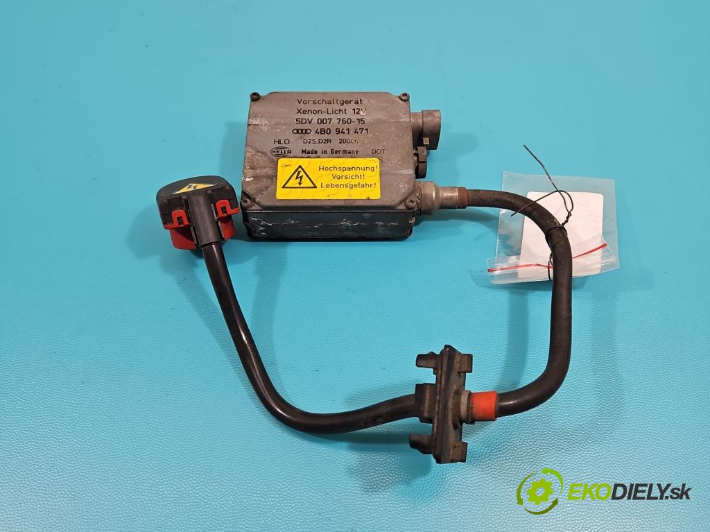 Audi A6 C5 1997-2004 2.5 TDI 179KM manual 132 kW 2496 cm3 4- střídač: xenon 5DV007760-15 (Riadiace jednotky xenónu)
