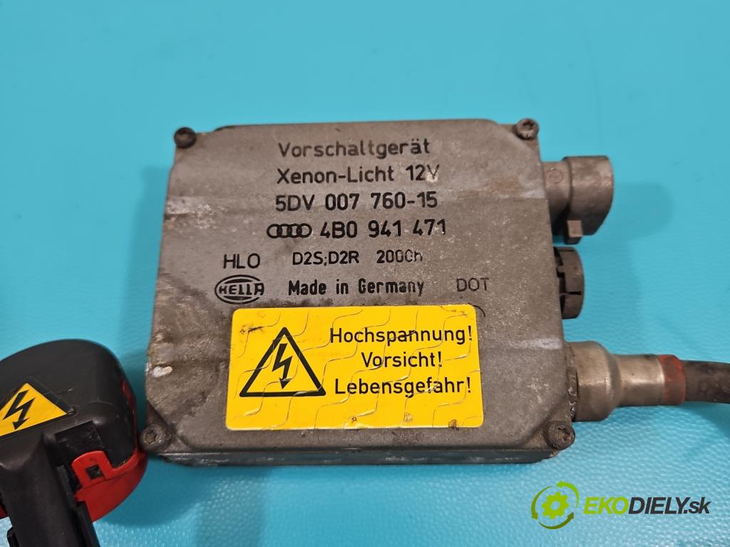 Audi A6 C5 1997-2004 2.5 TDI 179KM manual 132 kW 2496 cm3 4- střídač: xenon 5DV007760-15 (Riadiace jednotky xenónu)